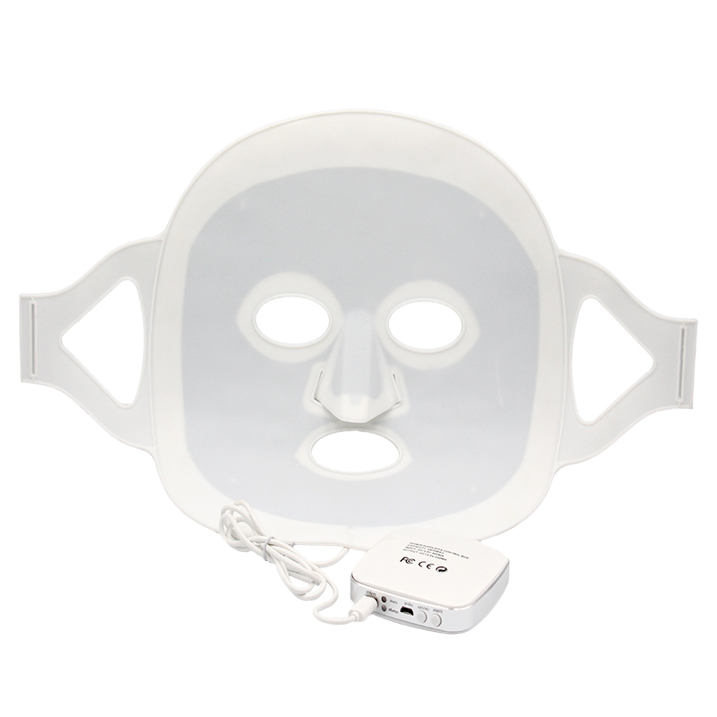 3-Color Portable Rechargeable Electric Photon Therapy PDT Facial Masks Light Skin Beauty Silicon LED Face Mask插图4